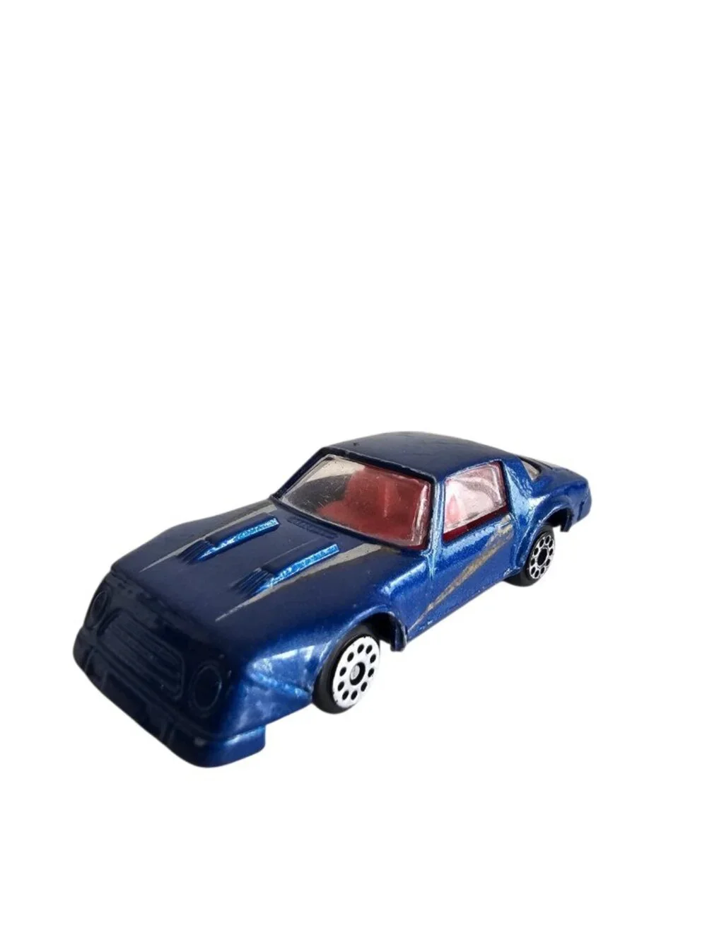 Vintage 1980s Pontiac Firebird Trans Am Blue 1:64 O14